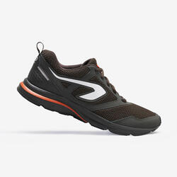 MEN'S RUNNING SHOES - KALENJI RUN ACTIVE -DARK BROWN