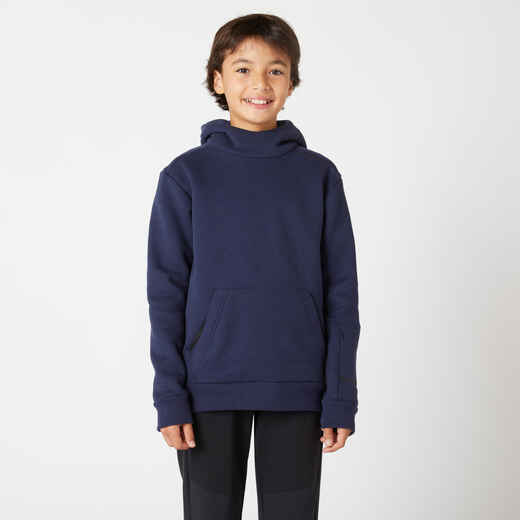 
      Bērnu bieza trikotāžas jaka ar kapuci “900”, tumši zila
  
