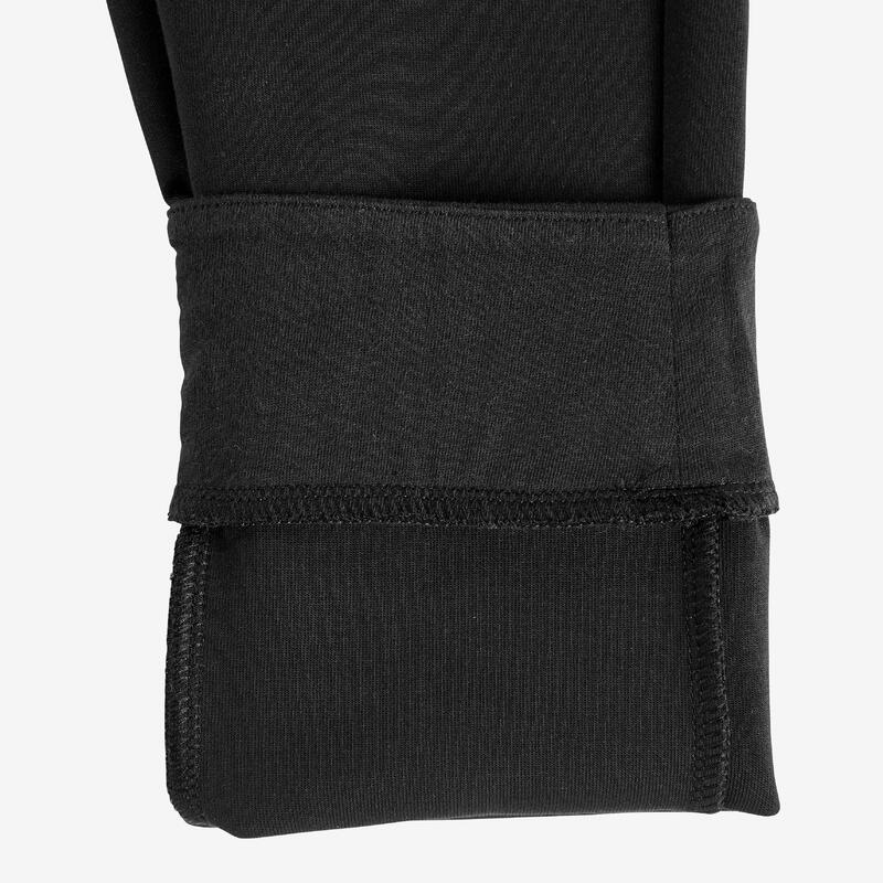 Pantalon de jogging mixte, chaud droit enfant résistant - 900 noir