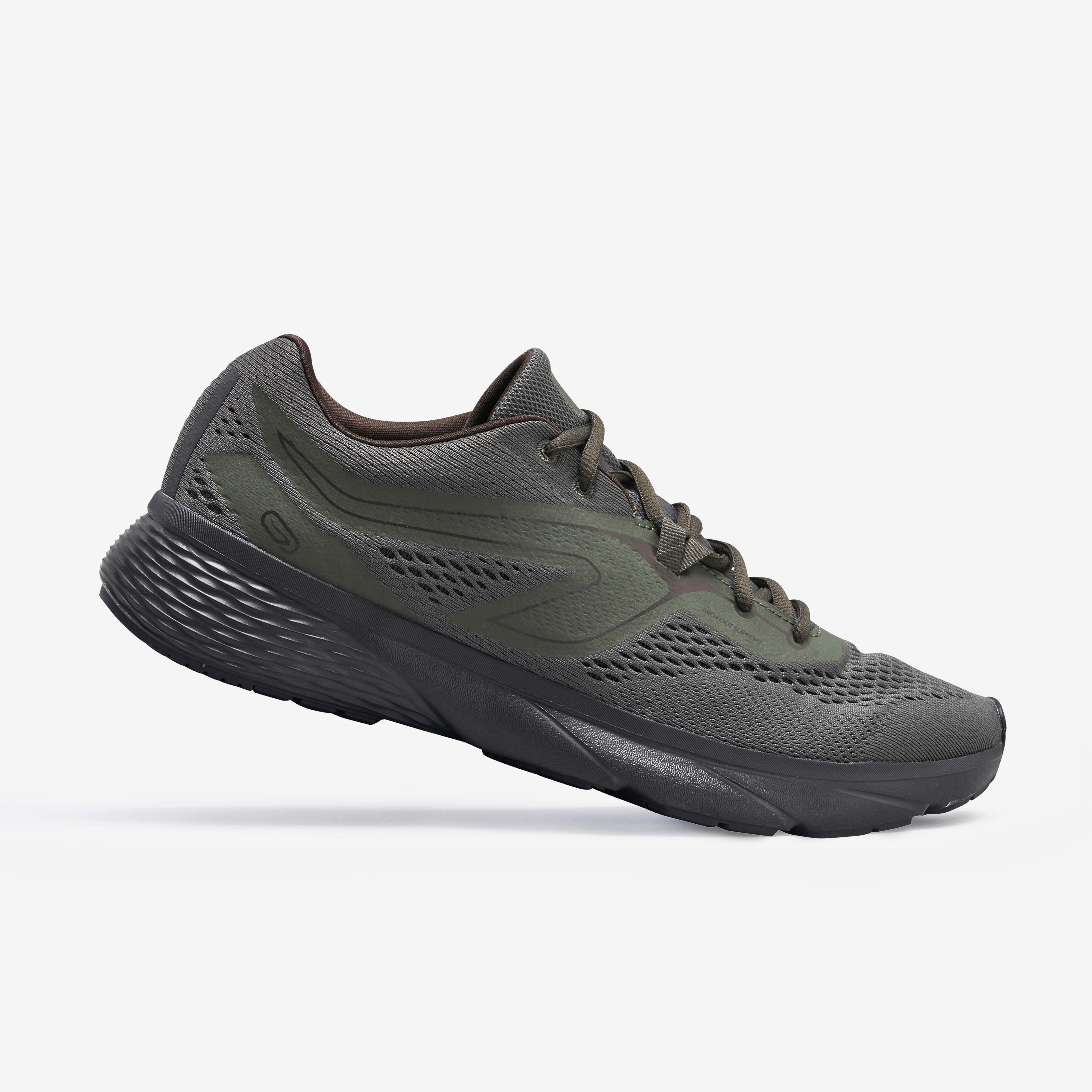 Buy Men's Running Shoes Run Support - Khaki Online | Decathlon