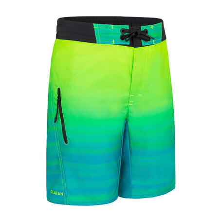 Zelene plavalne kratke hlače 550 za dečke 