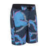 Chlapčenské plážové šortky 550 čierno-modré