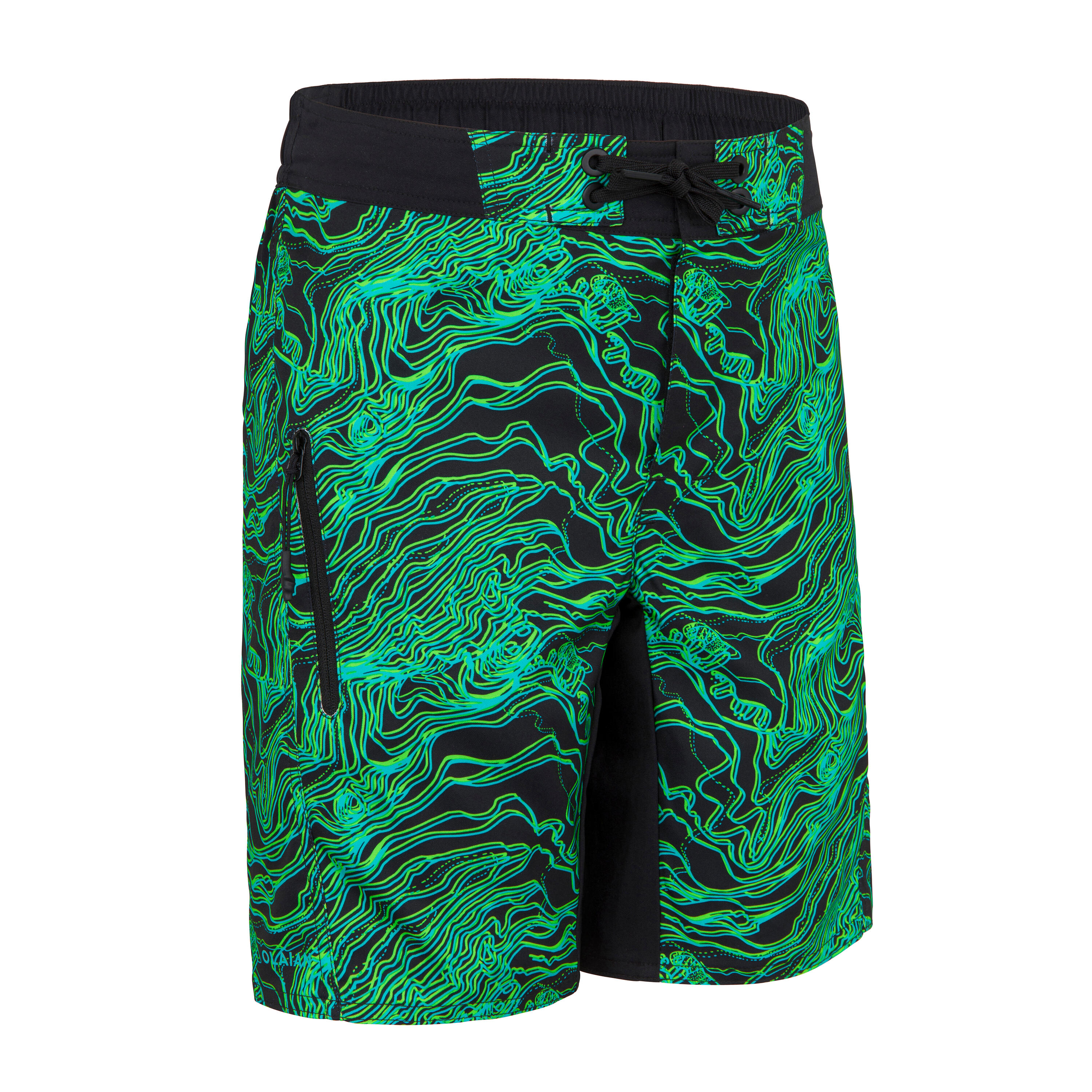 swim shorts 550 black green 1/12