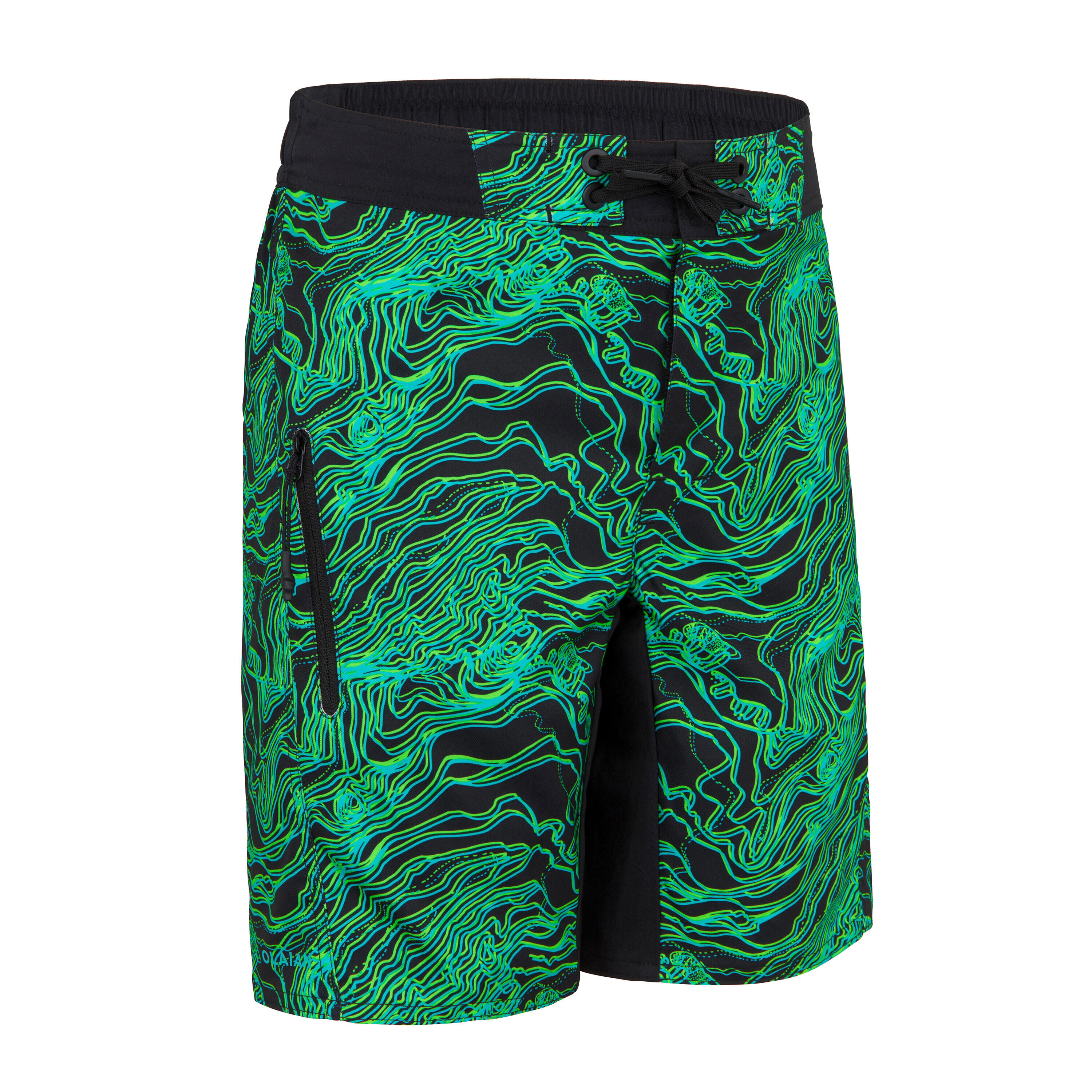 OLAIAN swim shorts 550 black green