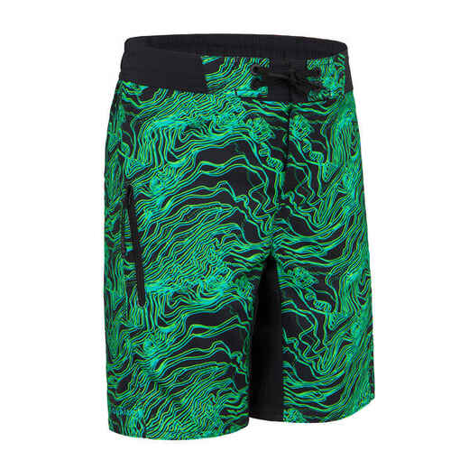 swim shorts 550 black green