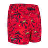 Chlapčenské plážové šortky 100 Happysurf červené