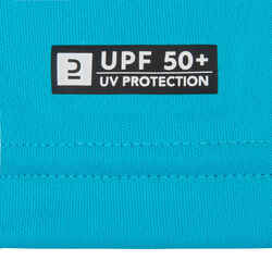 Αδιάβροχο παιδικό T-Shirt για suf με προστασία από τις ακτίνες UV - Γαλάζιο
