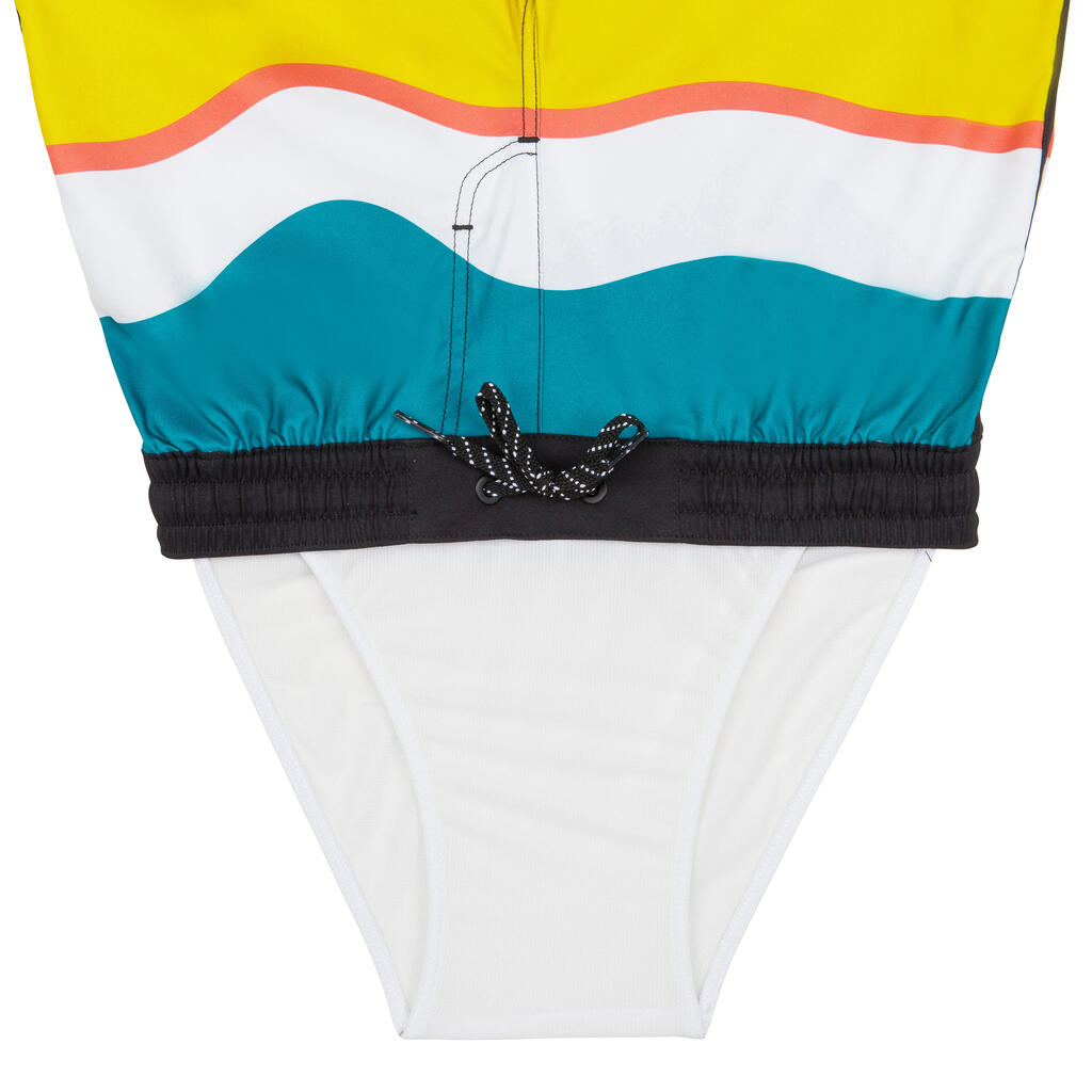 Boardshort surf Garçon - 500 View bleu