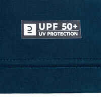 UV-Shirt langarm Kinder UV-Schutz 50+ 500 petrol/rosa