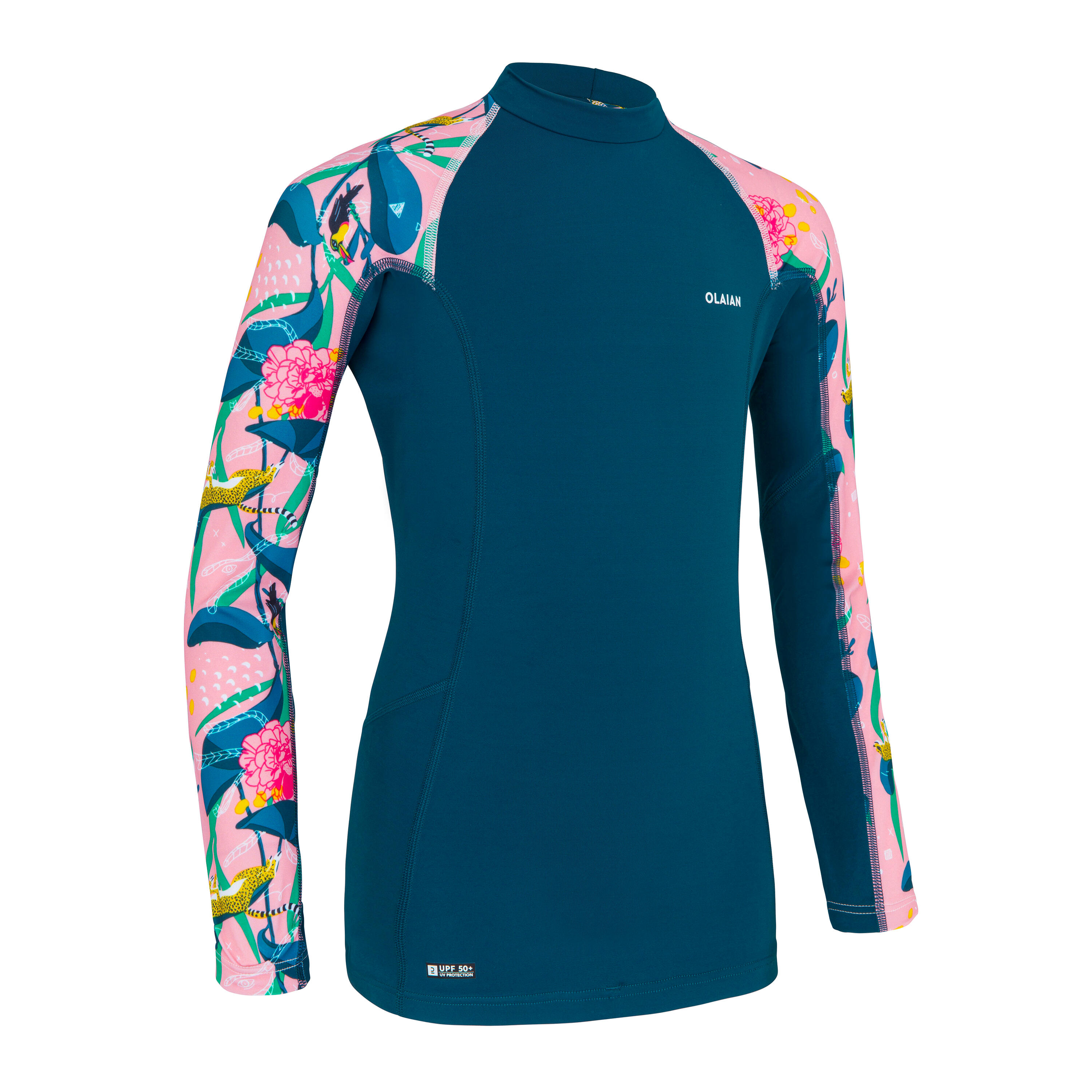 Camiseta Protección Solar Surf Niños Olaian Estampado Manga Larga OLAIAN |  Decathlon