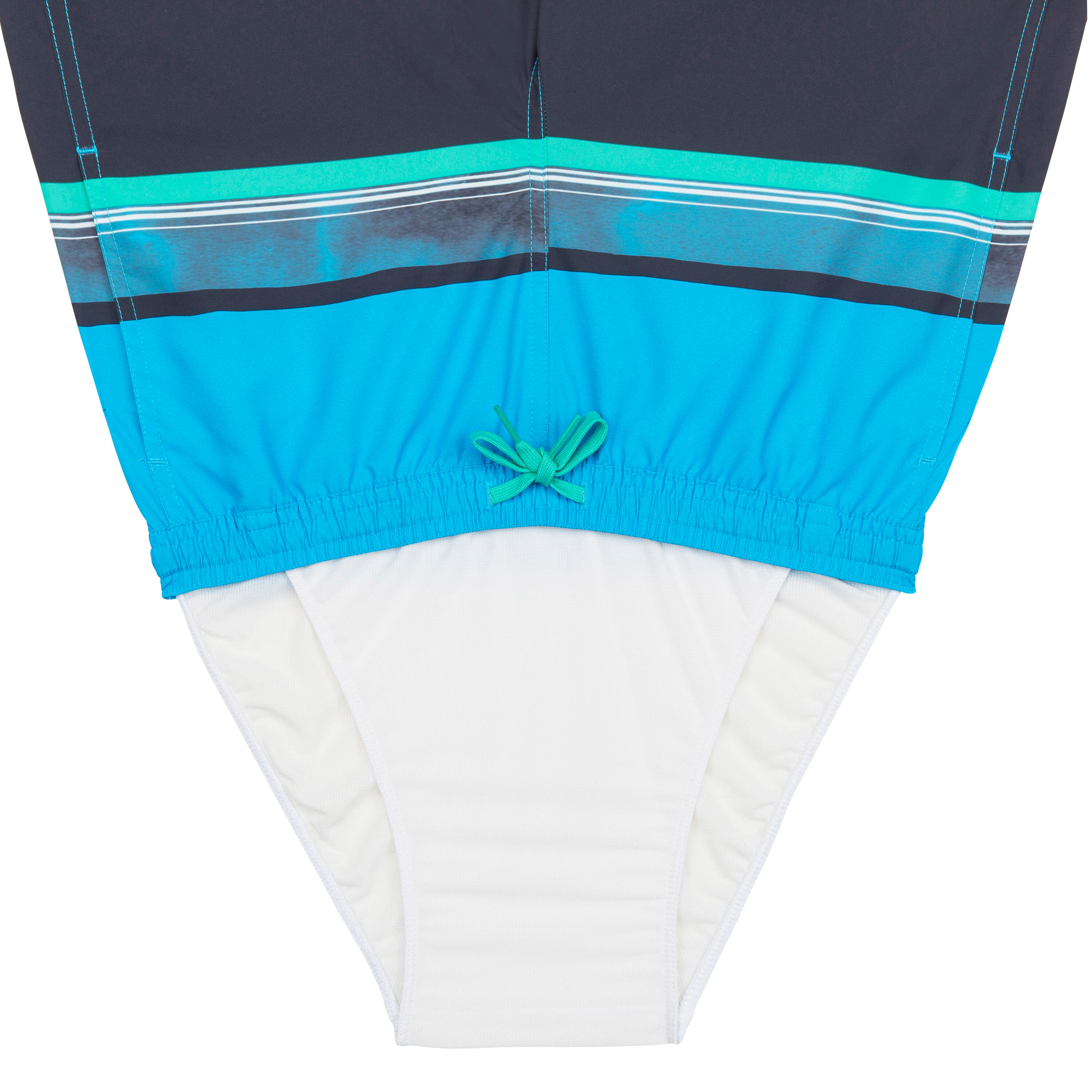 Bermudes Surf 100 Nens Blau Celeste-Blau Marí Stories Butxaques 8/9