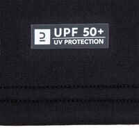 חולצת טי להגנה מקרינת UV עם שרוולים קצרים - 500 Camo שחור כחול