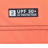 Roze majica kratkih rukava s UV zaštitom za devojčice