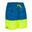 Boardshorts Jungen blau/gelb