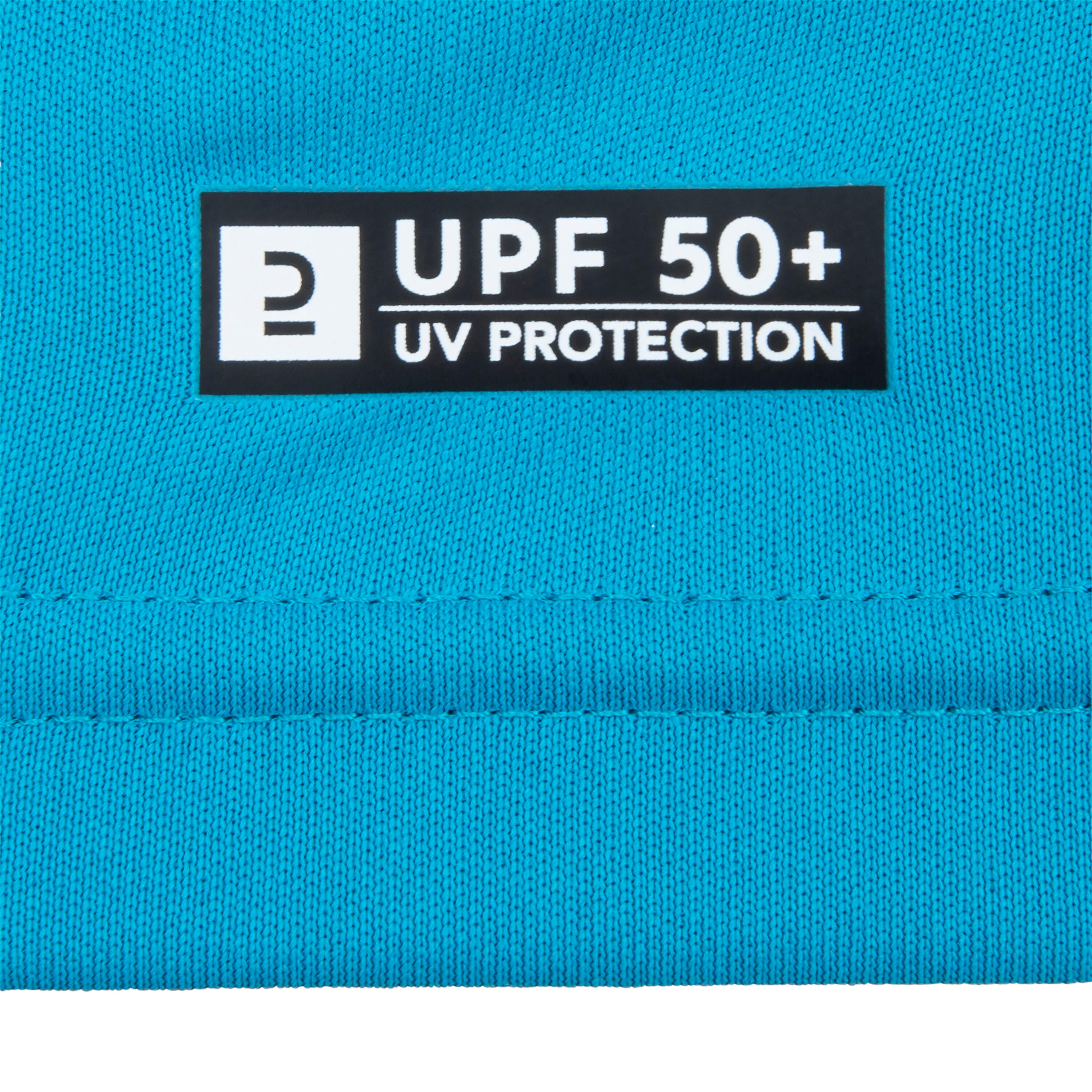 Water tee shirt anti UV short sleeve junior blue 9/10