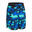 Costume mare ragazzo 500 GEOMETRIC CAMO lungo blu