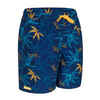 Kupaće kratke hlače 100 za dječake Bamboo mornarski plave