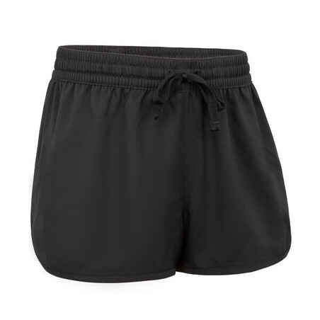 Črne plavalne kratke hlače KATY 100 za deklice 