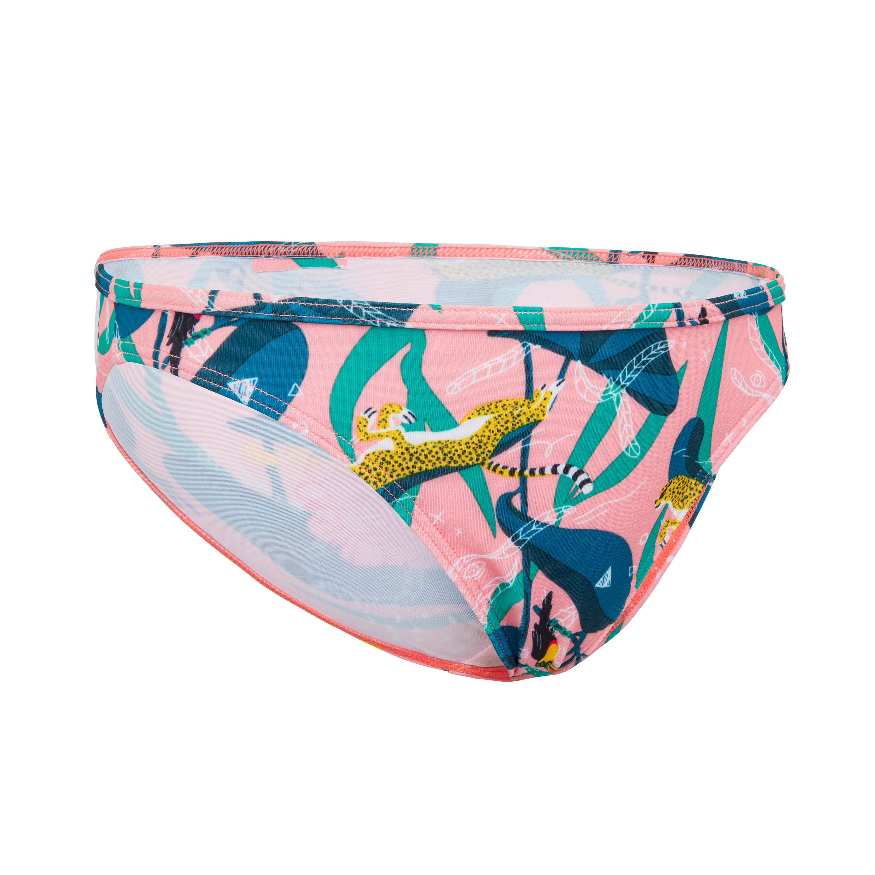 Girls' Swimsuit Bottoms - 100 Pink - Pink - Olaian - Decathlon