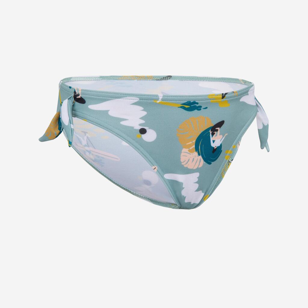 Bas de maillot de bain fille TANIA 100 kaki
