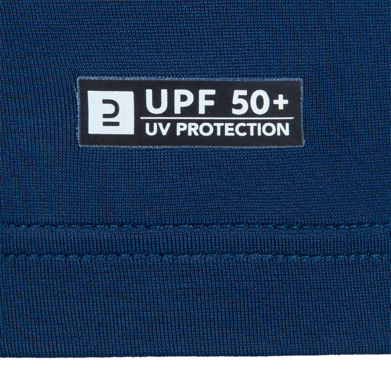 Bluză anti-UV 500 Gri-Verde Băieți