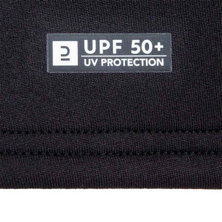 UV-Shirt langarm Kinder UV-Schutz 50+ 900 Neopren schwarz/khaki