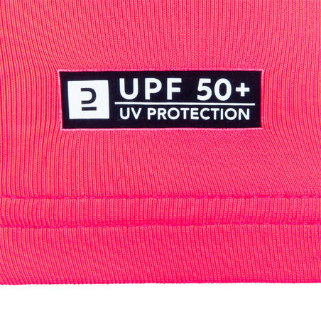 Koralna dečja majica kratkih rukava s UV zaštitom