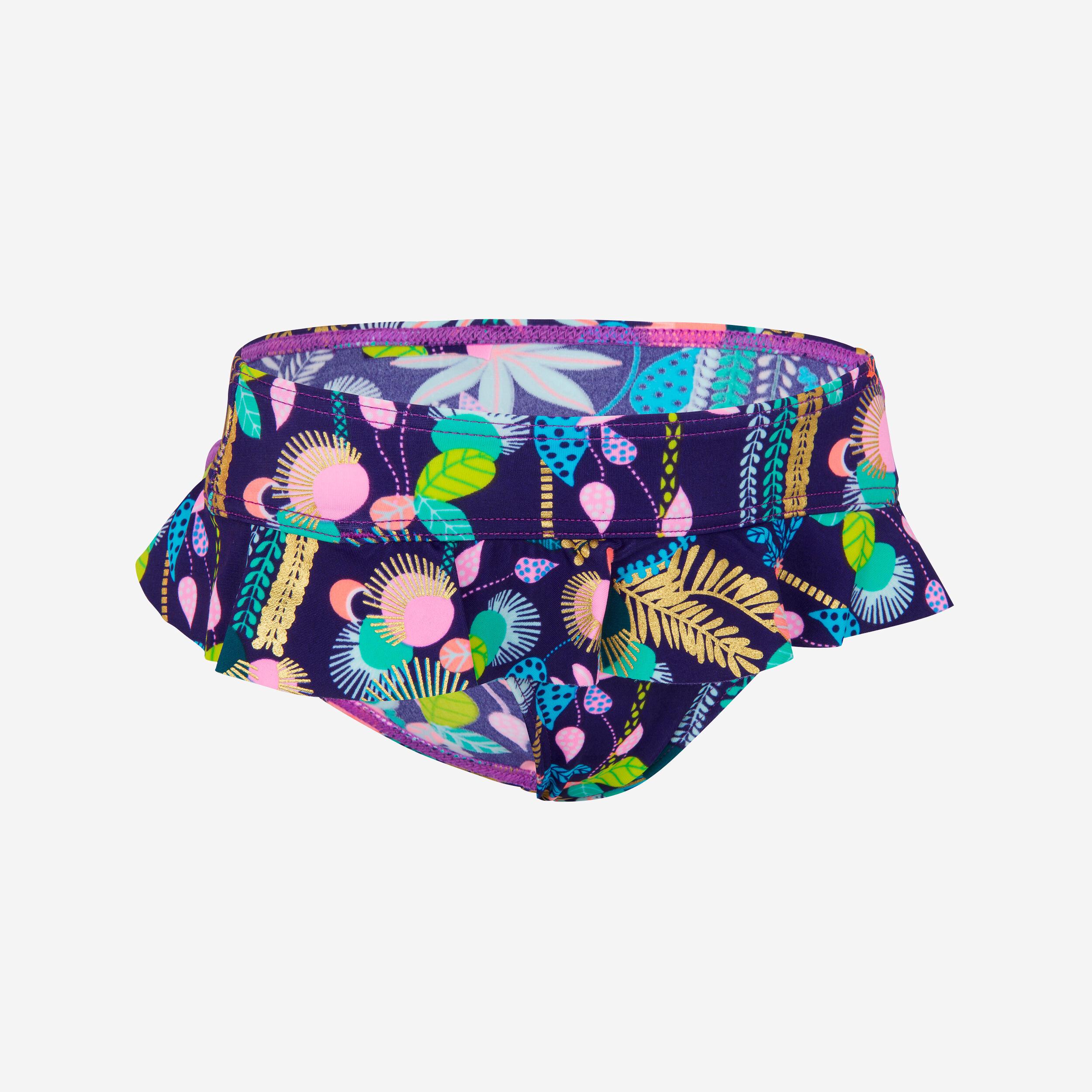 GIRL'S Swimsuit bottom JUNE CORAL 2/3