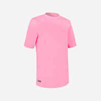 Camiseta protección solar manga corta Niños rosa