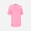 water tee shirt anti UV enfant rose