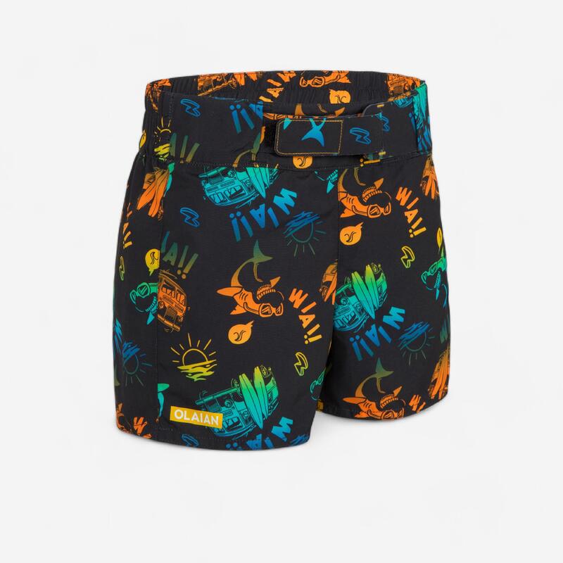 short de bain garçon noir