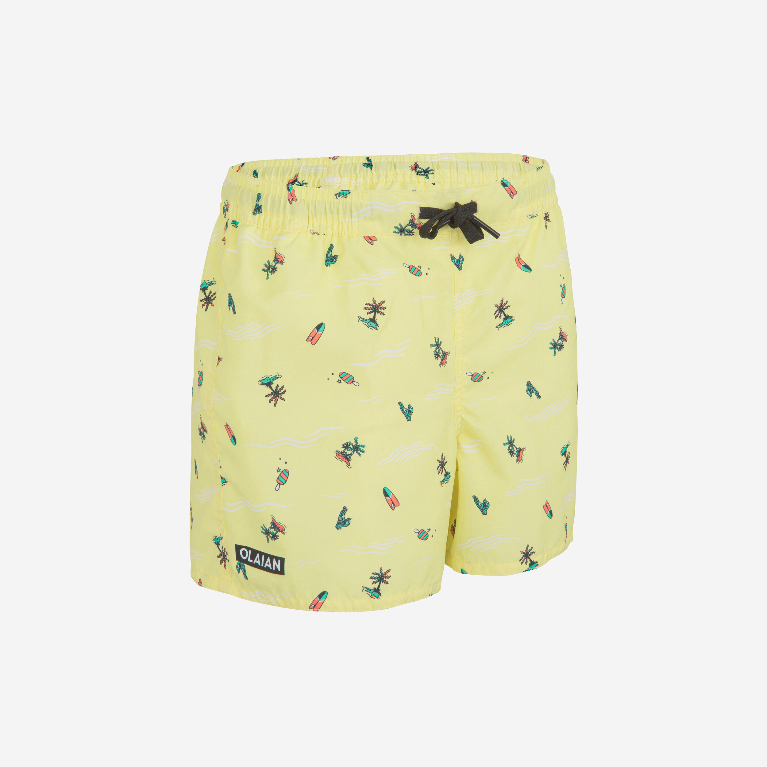 swimming trunks 100 yellow