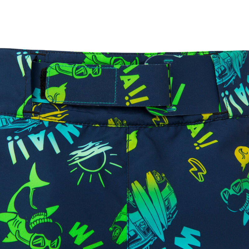 Boardshort voor jongens marineblauw