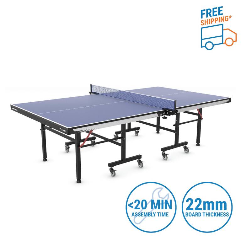 Table Tennis Table ITTF TTT500 Blue