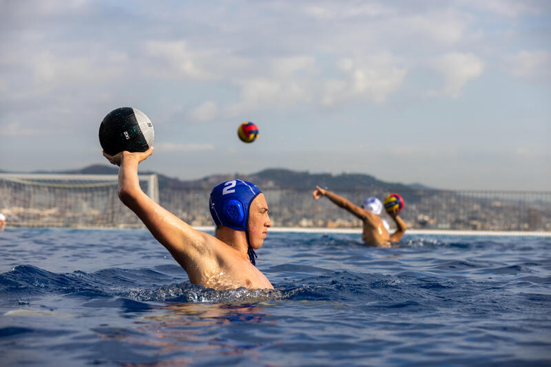 Balón Waterpolo WP500 Lastrado 1 Kg Tamaño 5