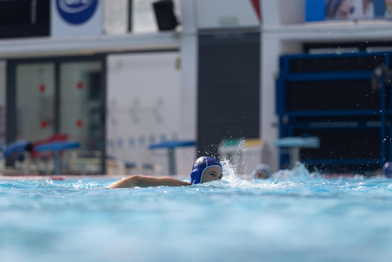 Set van 15 waterpolocaps kinderen Easyplay blauw