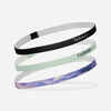 Súprava dámskych elastických čeleniek na basketbal čierna, mätovozelená, fialová
