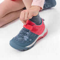 נעלי הליכה לילדים עם סקוץ' Crossrock - כחול ורוד