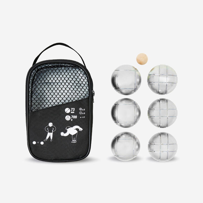 Pearl Pack de 8 Boules de pétanque avec Housse de Transport : :  Sports et Loisirs