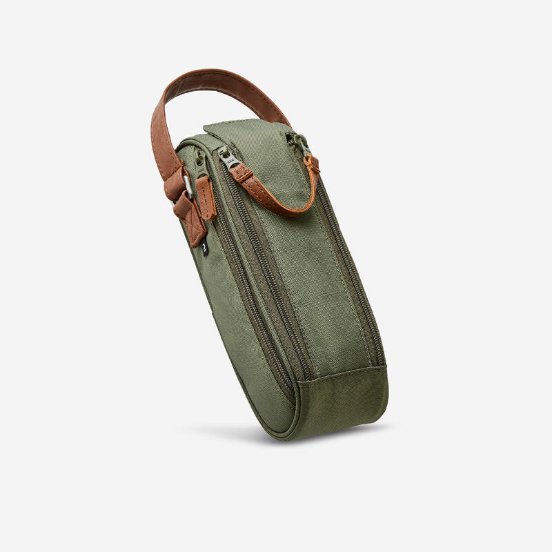 Semi-Rigid Bag for 3 Petanque Boules - Khaki