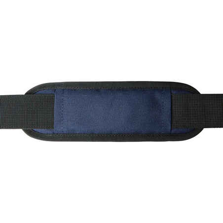 Semi-Rigid XL Bag for 3 Petanque Boules and Accessories - Blue