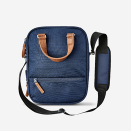 SACOCHE SEMI-RIGIDE XL POUR 3 BOULES DE PÉTANQUE ET ACCESSOIRES BLEUE