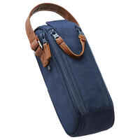 Semi-Rigid Bag for 3 Petanque Boules - Blue