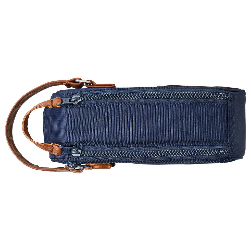 Semi-Rigid Bag for 3 Petanque Boules - Khaki