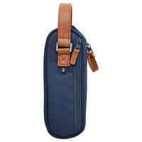 Semi-Rigid Bag for 3 Petanque Boules - Blue