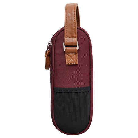 Semi-Rigid Bag for 3 Petanque Boules - Burgundy