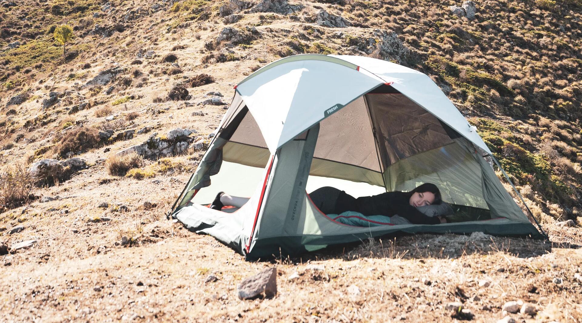 The most ventilated tent for summer