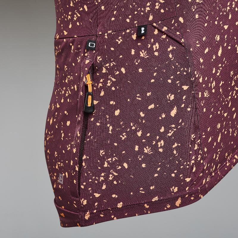 MAILLOT MANCHES COURTES VELO VTT EXPL 500 FEMME BORDEAUX