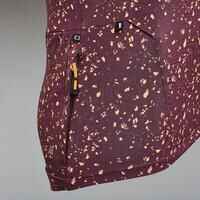 Women's Short-Sleeved Mountain Bike Jersey EXPL 500 - Burgundy