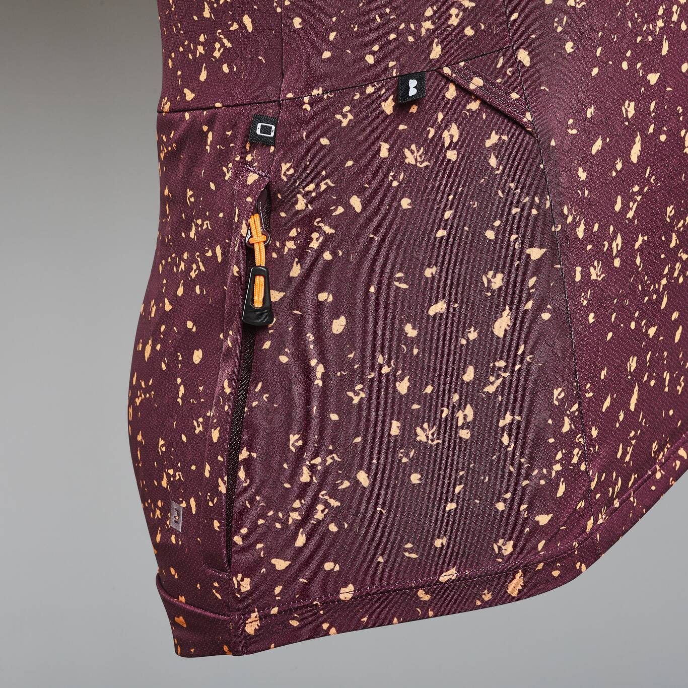 Women's Short-Sleeved Mountain Bike Jersey EXPL 500 - Burgundy Women's Short-Sleeved Mountain Bike Jersey EXPL 500 - Burgundy
